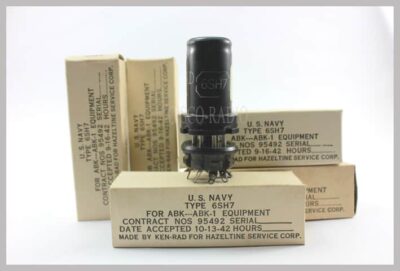 6SH7 / 6SH7M / 6SG7 / 2006 KEN-RAD Made in Usa NIB
