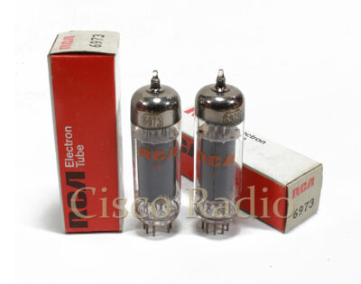6973 2x apareadas RCA Made in USA NIB