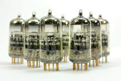E88CC / 6DJ8 / ECC88 PHILLIPS Made in Holland GOLD PIN NIB