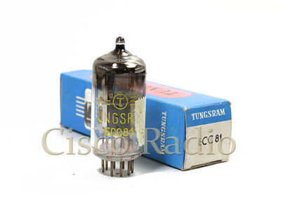 ECC81 / 12AT7 Tungsram Made in Hungary NIB