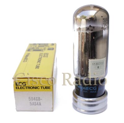 5U4GB PHILLIPS ECG Made in Usa NIB