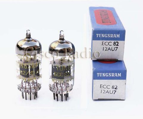 NOS NIB 1x  12AU7 / ECC82  Tungsram Made in Hungary