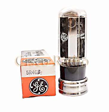 5R4GB Black PLate GENERAL ELECTRIC Made in Usa NIB