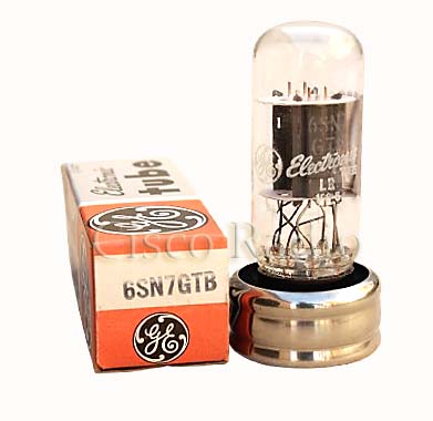 6SN7GTB / 6SN7GT / ECC32 / B65 GENERAL ELECTRIC Made in Usa NIB